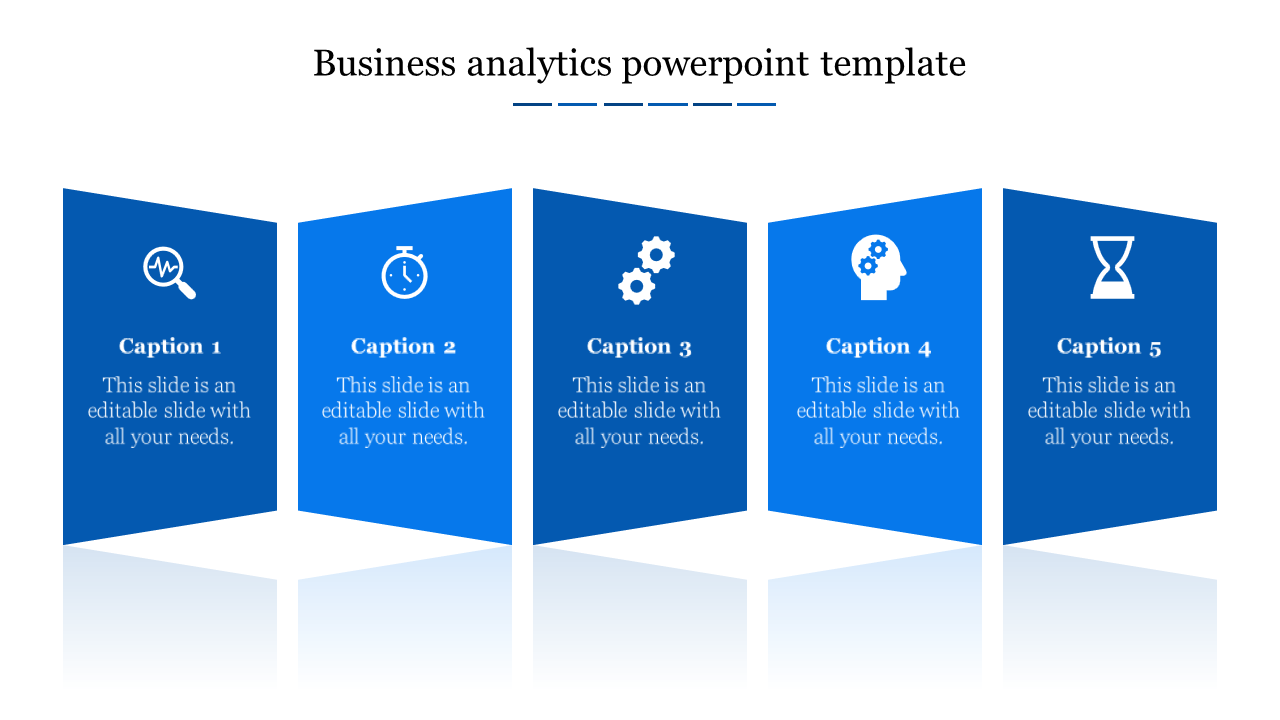 business analytics powerpoint template-Blue
